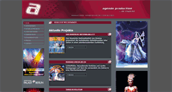 Desktop Screenshot of agenda-production.com