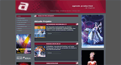 Desktop Screenshot of agenda-production.de